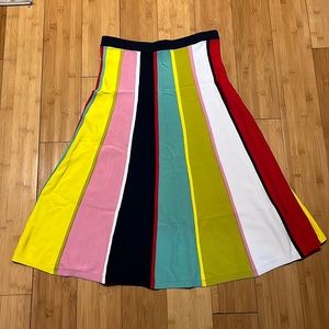 J.Crew Colorful Sweater Midi Skirt - Size Medium EUC